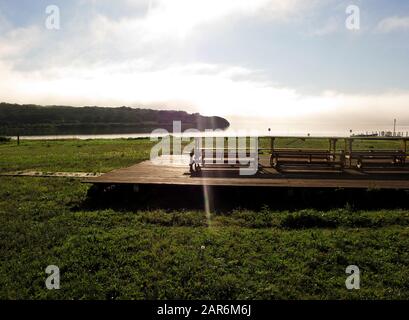 Ranger Station in Kurile Lake, Kamtschatka. Sibirien. Russland Stockfoto