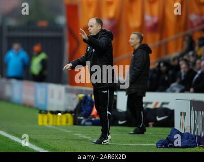 Canons Park, Großbritannien. Februar 2018. Christopher Hamilton von Barnsley Frauen während des Vierten Runden Matches des WomenÕs FA Cup zwischen Tottenham Hotspur Frauen und Barnsley Frauen im Hive Stadium in London, Großbritannien - 26. Januar 2020 Credit: Action Foto Sport/Alamy Live News Stockfoto