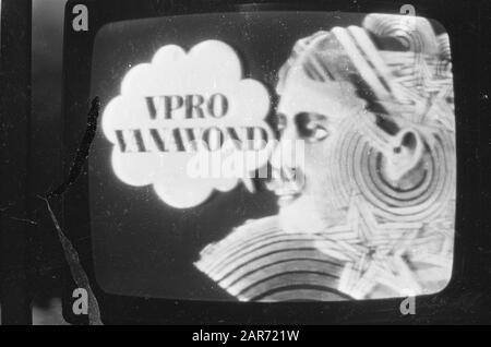 Emblem FÜR die Übertragung VPRO Datum: 16. März 1973 Name Der Einrichtung: VPro Stockfoto