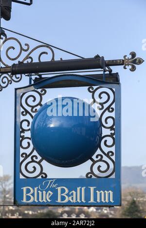 The Blue Ball Inn, Sidford, Pub in der Nähe von Sidmouth, Devon, Großbritannien, Teil der Tavernen von Punch Stockfoto