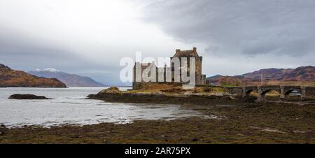 Eilean Donan Castle, Dornie, Wester Ross, Schottland Stockfoto