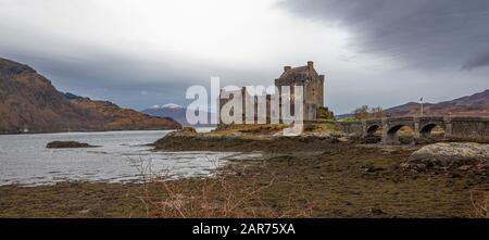 Eilean Donan Castle, Dornie, Wester Ross, Schottland Stockfoto