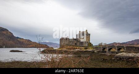 Eilean Donan Castle, Dornie, Wester Ross, Schottland Stockfoto