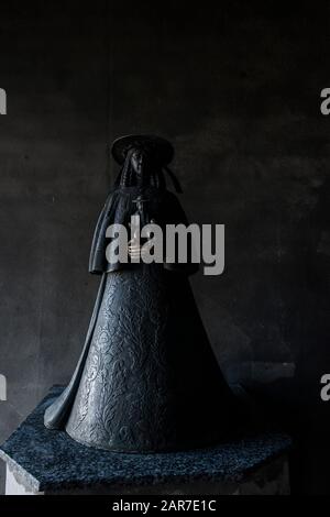 Kleine Skulptur der Jungfrau von El Rocío Stockfoto