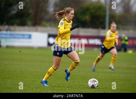 Dagenham, Großbritannien. Februar 2018. Dagenham, ENGLAND - 27. JANUAR: Vivianne Miedema von Arsenal während Des Vierten Runden Matches Des Fa Cup Der Frauen zwischen West Ham United Women und Arsenal im Rush Green Stadium am 27. Januar 2020 in Dagenham, England7 Credit: Action Foto Sport/Alamy Live News Stockfoto