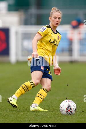 Dagenham, Großbritannien. Februar 2018. Dagenham, ENGLAND - 27. JANUAR: Leonie Maier von Arsenal während Des Vierten Runden Matches Des Fa Cup Der Frauen zwischen West Ham United Women und Arsenal im Rush Green Stadium am 27. Januar 2020 in Dagenham, England7 Credit: Action Foto Sport/Alamy Live News Stockfoto