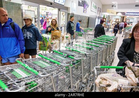 Miami Beach Florida, North Beach, Publix Lebensmittelgeschäft Supermarkt, Shopping Shopper Shopper Shop Geschäfte Markt Märkte Markt Kauf Verkauf, Einzelhandel Stockfoto