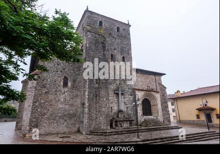 Basílica de Santa María del Concejo, Llanes, Asturien, Spanien Stockfoto