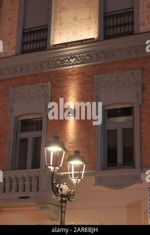 Acqui Terme Citiscape, berühmter italienischer Kurort Stockfoto