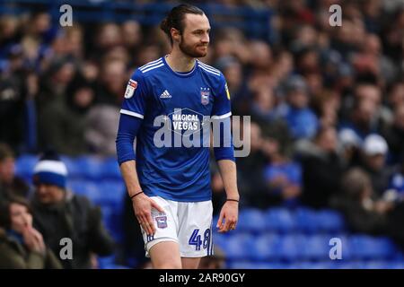 Will Keane von Ipswich Town - Ipswich Town / Lincoln City, Sky Bet League One, Portman Road, Ipswich, Großbritannien - 25. Januar 2020 nur redaktionelle Verwendung - es gelten die Einschränkungen für DataCo Stockfoto