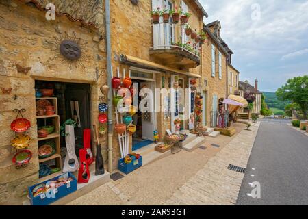 Frankreich, Dordogne, Domme, Keramik Töpferei Stockfoto