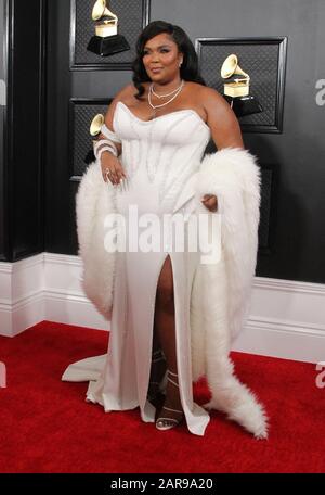 Los Angeles, USA. Januar 2020. Lizzo. GRAMMY Awards der 62. Jahres-Verleihung im Staples Center. Foto Credit: AdMedia / MediaPunch Credit: MediaPunch Inc / Alamy Live News Stockfoto