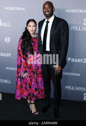 Culver City, Vereinigte Staaten. Nov. 2019. (Akte) Kobe Bryant Stirbt Mit 41. Culver CITY, LOS ANGELES, KALIFORNIEN, USA - 9. NOVEMBER: Vanessa Laine Bryant und Ehemann/US-Basketballspieler Kobe Bryant kommen zur Baby2Baby Gala 2019, die am 9. November 2019 in 3Labs in Culver City, Los Angeles, Kalifornien, USA veranstaltet wird. (Foto von Xavier Collin/Image Press Agency) Credit: Image Press Agency/Alamy Live News Stockfoto