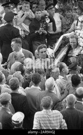 Radprofis der Weltmeisterschaften auf der Straße in Zandvoort Datum: 16. August 1959 Stockfoto