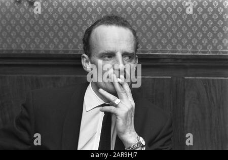 Weltregierung gebildet von Reichgraf Von Thun und Holenstein in den Haag, Nummer 17 Miss Schrebben (KOP) Sekretärin Datum: 15. Januar 1968 Ort: Den Haag, Zuid-Holland Stockfoto