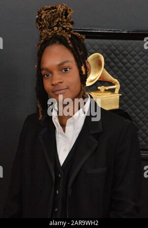 Los Angeles, CA, USA. Januar 2020. Koffee kommt am Sonntag, 26. Januar 2020, zu den 62. Grammy Awards im Staples Center in Los Angeles. Foto von Jim Ruymen/UPI Credit: UPI/Alamy Live News Stockfoto