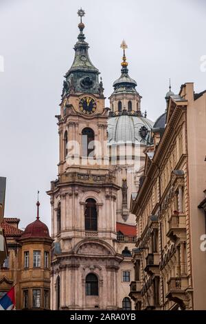 St. Nikolauskirche am Altstädter Ring Rückseite Stockfoto