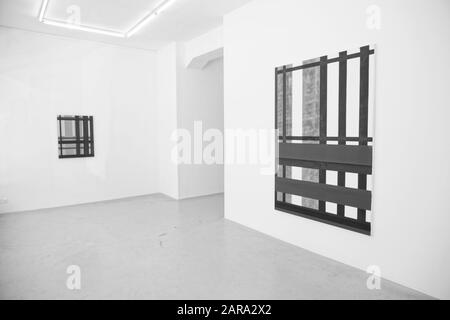 Abstrakte Malerei Display, Kunstgalerie, Zürich, Schweiz, Europa Stockfoto