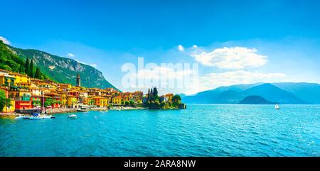 Varenna Stadt in Como Lake District. Traditionellen italienischen Lake Village. Italien, Europa. Stockfoto