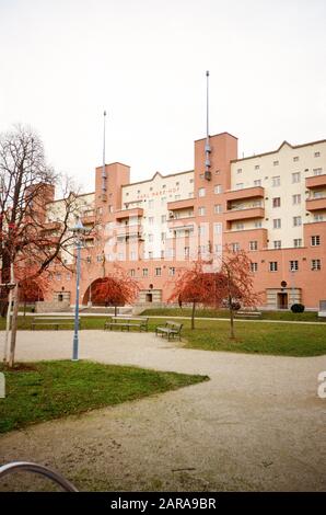 Karl Marx-Hof oder Karl Marx Court, Wien, Österreich. Stockfoto