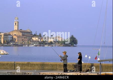 Europa, italien, lombardia, gardasee, salò Stockfoto