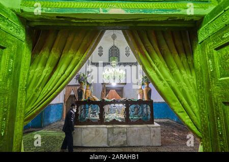 November 2017 das Mausoleum von Scheich Nematollah Vali in Mahan südlich der Stadt Kerman im Iran eingenommen. Weltweite Verwendung Stockfoto