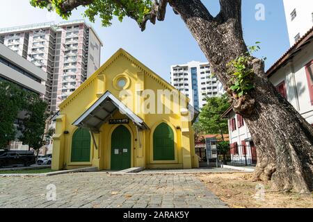 Singapur. Januar 2020. Ein Blick auf die Objectifs - Zentrum für Fotografie und Filmgasanlage Stockfoto