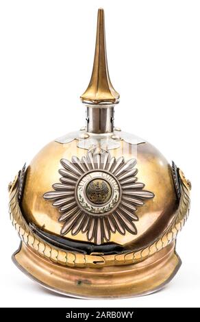 Jahrhundert/Anfang des 20. Jahrhunderts Preussische Garde-Kürassier-Reservisten-Stahlhelm Stockfoto