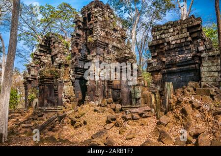 Prasat Chrap in der Koh Ker Komplex, Kambodscha. Stockfoto