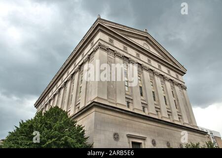 Stadt Pittsburgh, Pennsylvania. Universität von Pittsburgh Alumni Hall. Ehemalige Freimaurer Tempel. Stockfoto