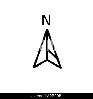 Design der Kompasssymbole Stockfoto