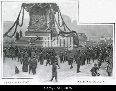 Trafalgar Day 1900 Stockfoto