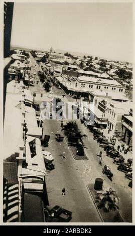 Warwick, Southeast Queensland, Australien - der Blick vom Rathaus. Stockfoto