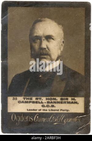 Sir Henry Campbell-Bannerman (1836-1908), Führer der Liberalen Partei, Premierminister von 1905 bis 1908. Stockfoto