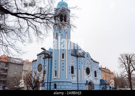 Die Blaue Kirche in Bratislava, Slowakei Stockfoto