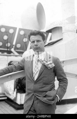 Norman BEL GEDDES (1893-1958) amerikanischer Theater- und Industriedesigner. Foto: Baines News Service Stockfoto