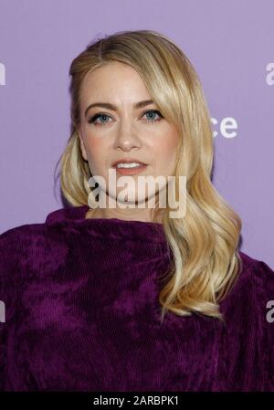 Park City, UT, USA. Januar 2020. Meredith Hagner bei der Ankunft von PALM SPRINGS Premiere auf dem Sundance Film Festival 2020, Library Center Theatre, Park City, UT 26. Januar 2020. Credit: Ja/Everett Collection/Alamy Live News Stockfoto