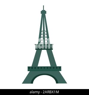 Eiffelturm. Querformat. Vektorgrafiken Stock Vektor