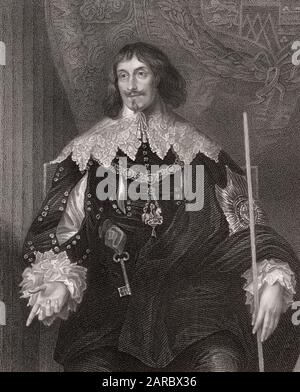 Philip Herbert, 4. Earl of Pembroke und 1. Earl of Montgomery, 1584-1650, ein englischer Höfling und Politiker Stockfoto