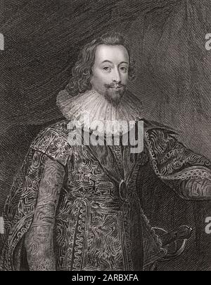 George Villiers, 1. Herzog von Buckingham, 1592-1628, ein englischer Staatsmann Stockfoto