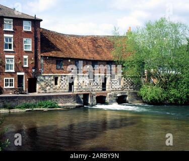 The Old Mill, Harnham, Salisbury, Wiltshire, England. Stockfoto