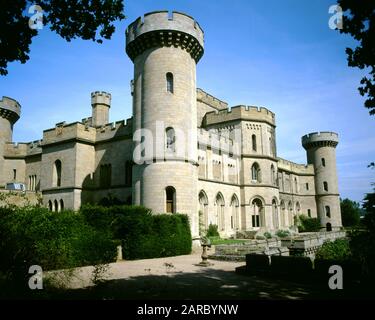 Eastnor Castle in der Nähe von Ledbury, Herefordshire, England. Stockfoto