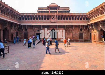 Agra Fort, Agra, Indien Stockfoto