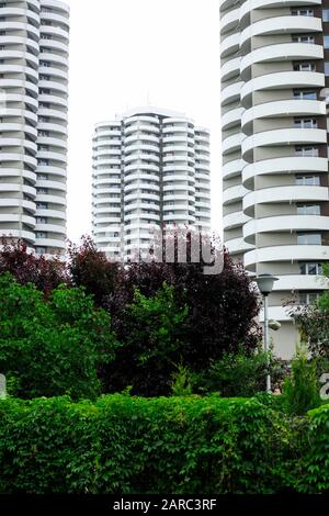 Katowice, slaskie, polska, abstrakte Architektur Stockfoto