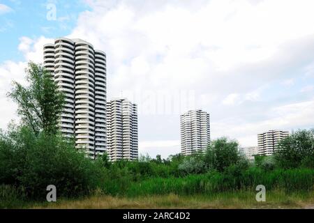 Katowice, slaskie, polska, abstrakte Architektur Stockfoto