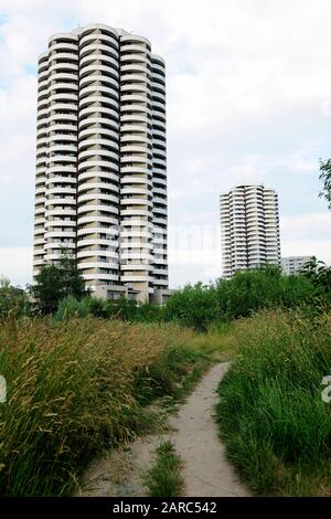 Katowice, slaskie, polska, abstrakte Architektur Stockfoto