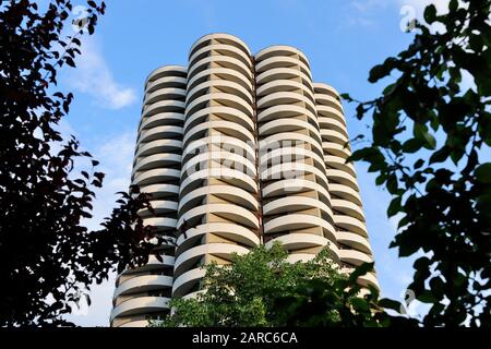 Katowice, slaskie, polska, abstrakte Architektur Stockfoto