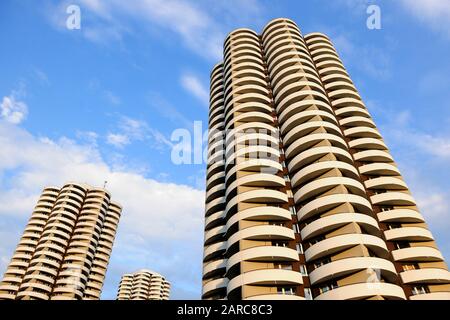 Katowice, slaskie, polska, abstrakte Architektur Stockfoto