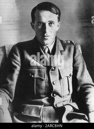 T. E. E. Laurence in der Uniform 0f ein Oberstleutnant in der britischen Armee. 1918 Stockfoto