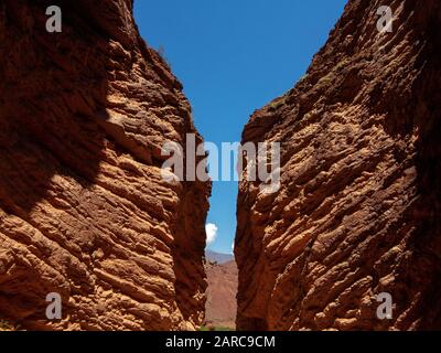 Das Amphitheater an der Ruta 68, das Salta mit Cafayate, Argentinien, verbindet Stockfoto